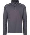 RG441 (TRS240) RG693 Stretch Half Zip Midlayer Top Seal Grey colour image
